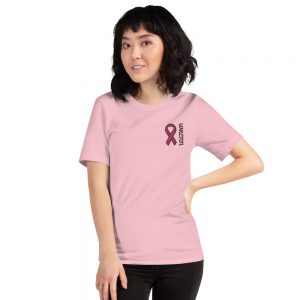 Wrenn Embroidered Brest Cancer Awareness Short-Sleeve Unisex T-Shirt
