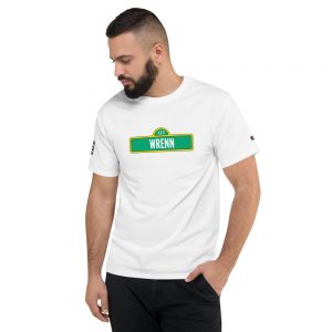 Wrenn Sesame Street Logo Men’s Champion T-Shirt
