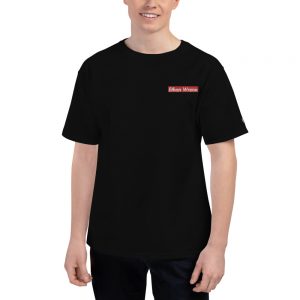 Ethan Wrenn Embroidered Box-Logo Men’s Champion T-Shirt