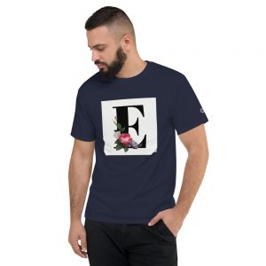 Dark Bloomed Greenery E-Logo Men’s Champion T-Shirt