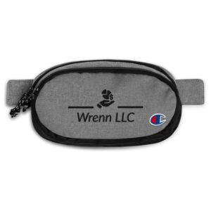 Wrenn LLC Central Holdings Black Logo Champion Fanny Pack
