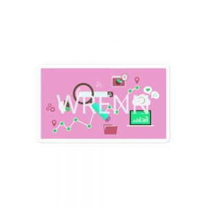 Wrenn Pink Analytics Bubble-free stickers