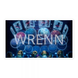 Wrenn Space Station Bubble-free stickers